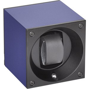 Swiss Kubik Aluminium Navy Blue watchwinder