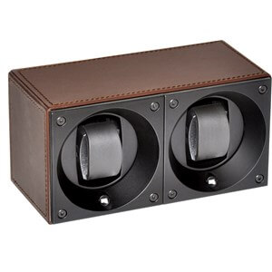  Swiss Kubik Double Leather Brown SK02.CV004 watchwinder